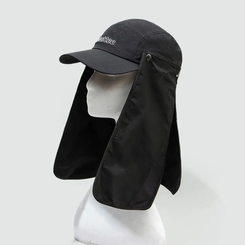قبعة شمسية فريدة من نوعها مخصصة للتظليل ، قبعة بيسبول قابلة للفصل ، ظل للرقبة والوجه سريع الجفاف ، واقي بحافة واسعة ، الموضة ، الصيف