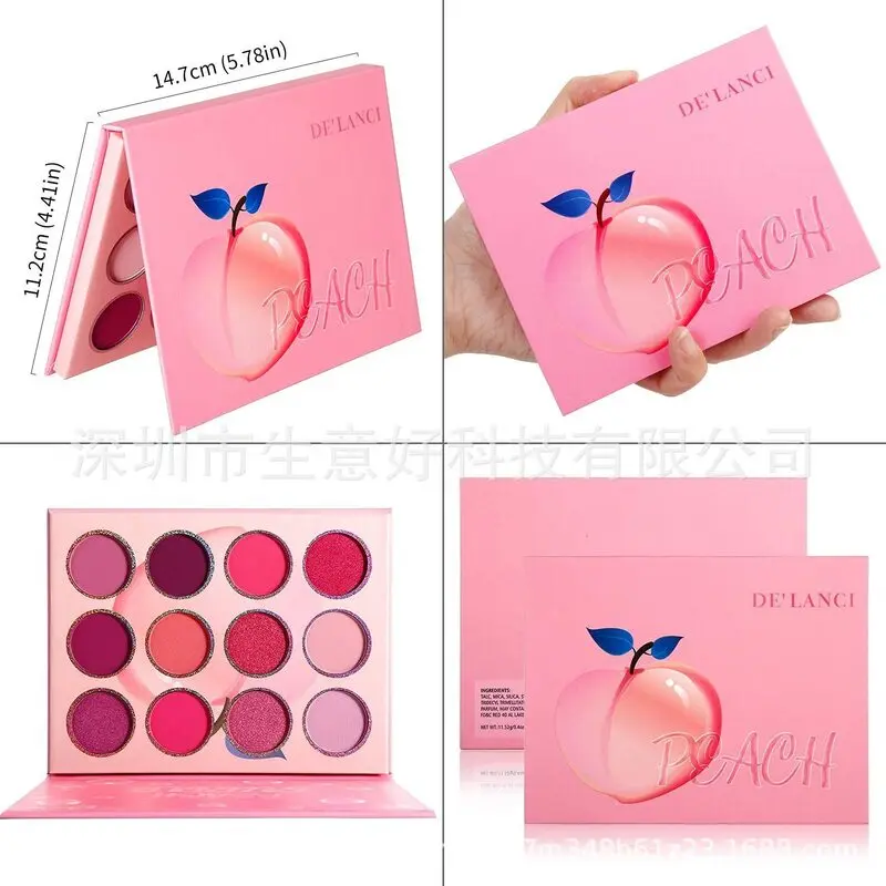 

12-color Or 15-color Eyeshadow Palette Can Be Used For Multiple Earth Tones, Matte, Pearlescent And Nude Makeup Colors