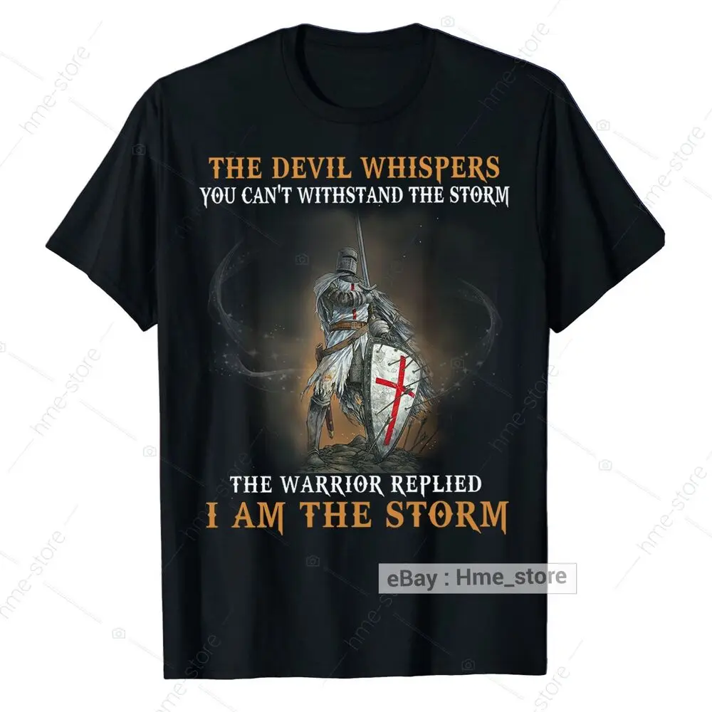 Christian Knight Templar T-Shirt For Men Of God Tee Gifts I Am The  Anime Graphic T-shirts