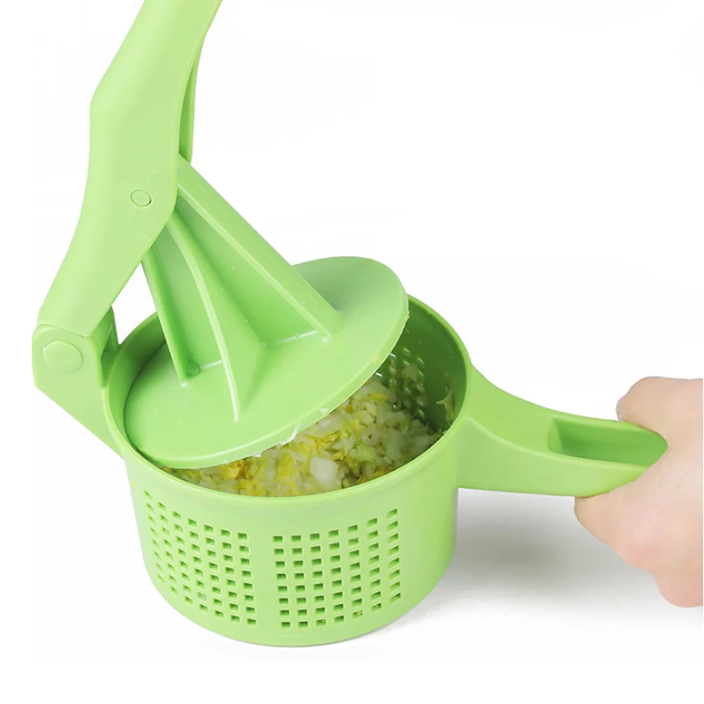 Ricer for Mashed Potatoes Presser Sainless Steel Mini Masher Green Handheld Baby