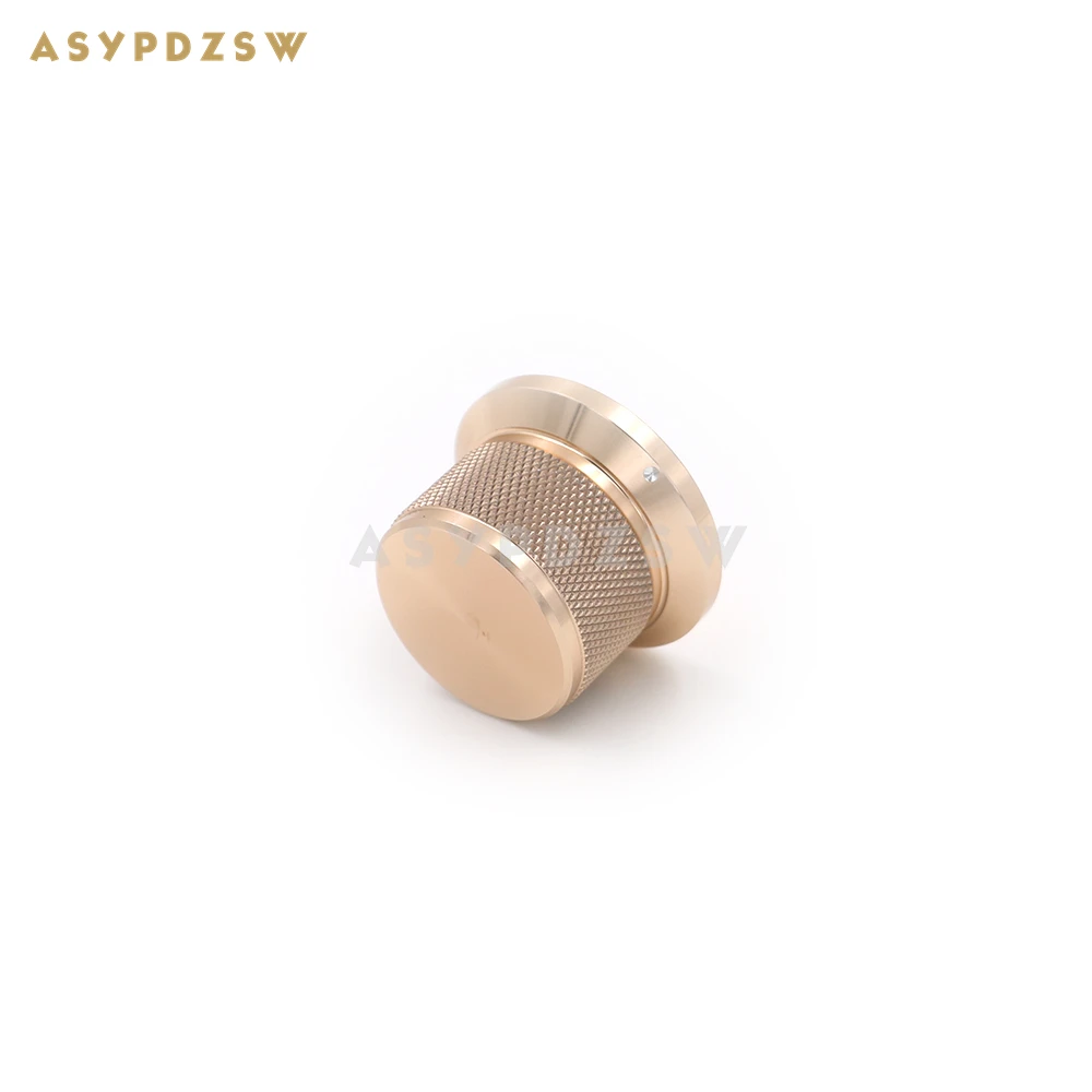 1 Chiếc Knurled Bạc/Đen/Vàng 38*30*25 Full Nhôm Khuếch Đại Chắc Chắn Tập Chiết Áp Núm Vặn