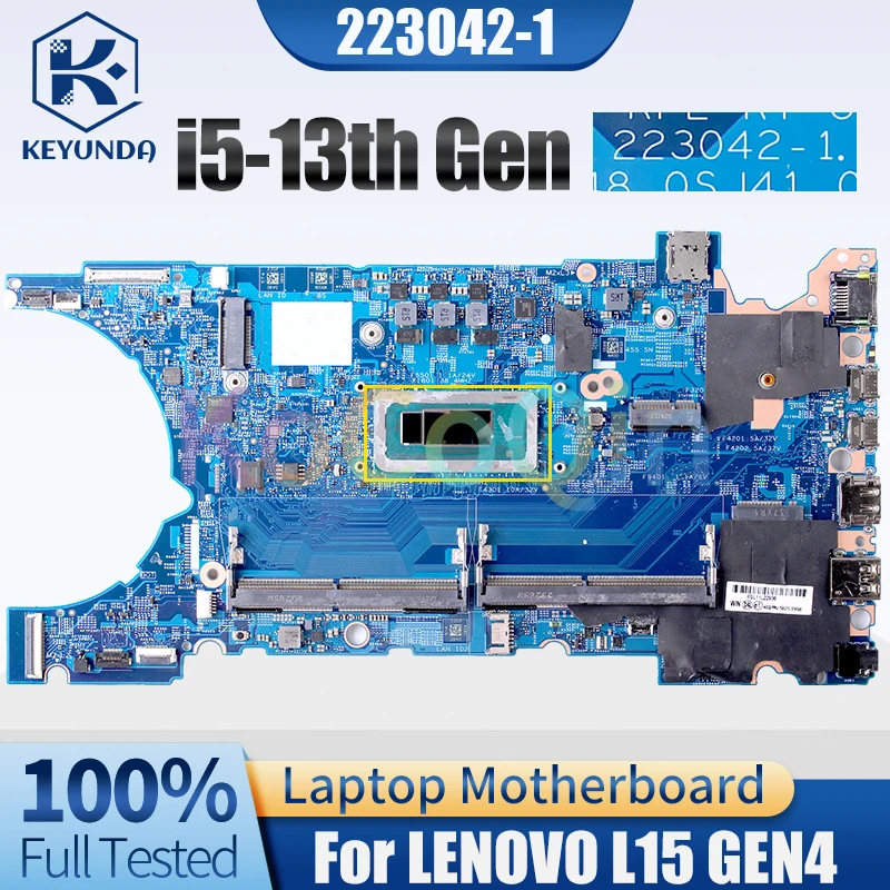 

Материнская плата 223042-1 для ноутбука LENOVO L15 GEN4, SRMJ5 i5-1350P SRMLZ i5-1345U 5B21L33698, материнская плата для ноутбука 100%, протестирована