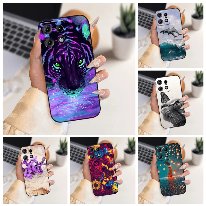 حافظة لهاتف موتورولا Edge50 Pro Capa 50s Pro غطاء هاتف من السيليكون الناعم اللطيف لهاتف Moto Edge 50 Fusion 5G ممتص للصدمات Fundas #1