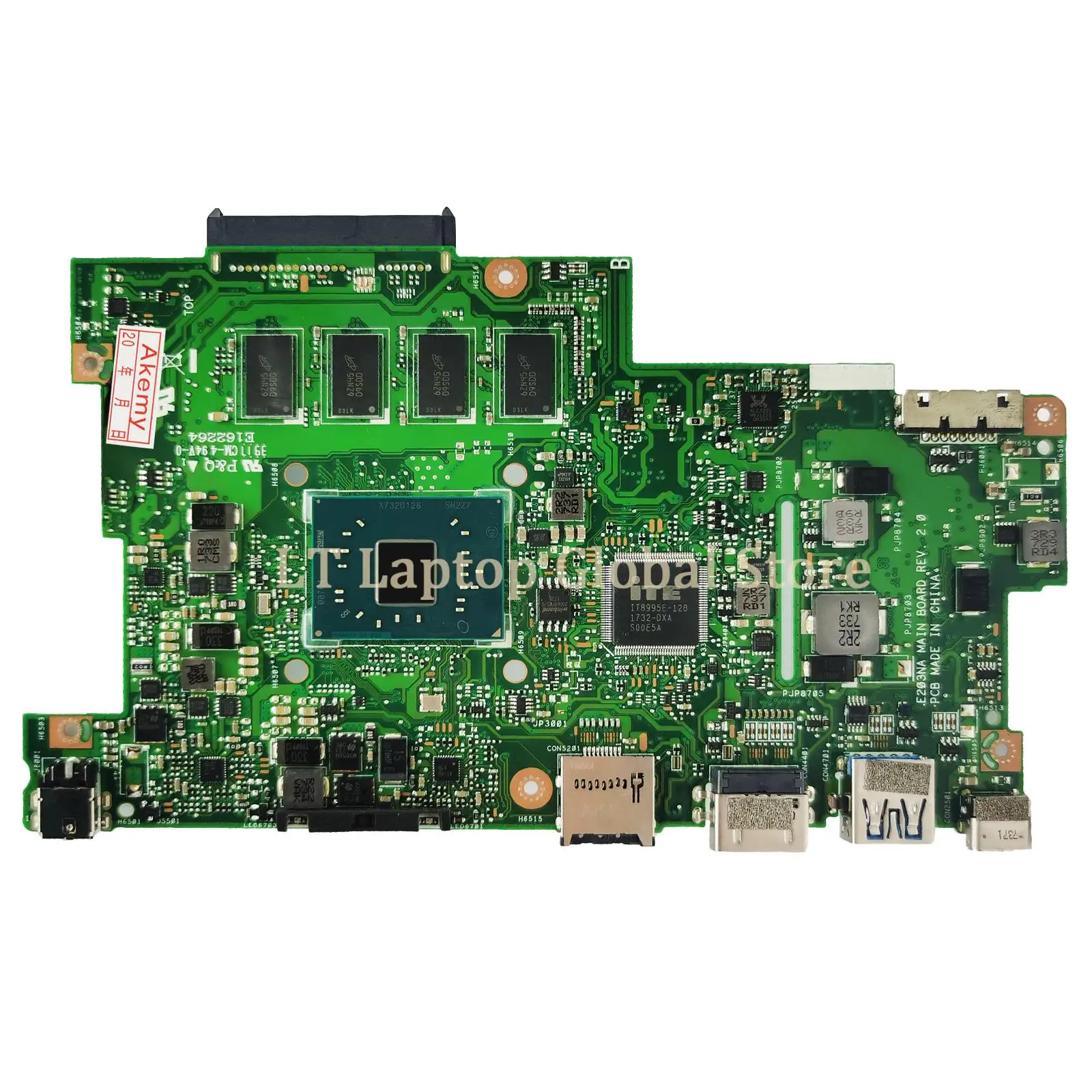 Moederbord Voor Asus E203na E203nah E203nas L203nah L203na Laptop Moederbord N3350 N4200 Cpu 2Gb/4G/Ram