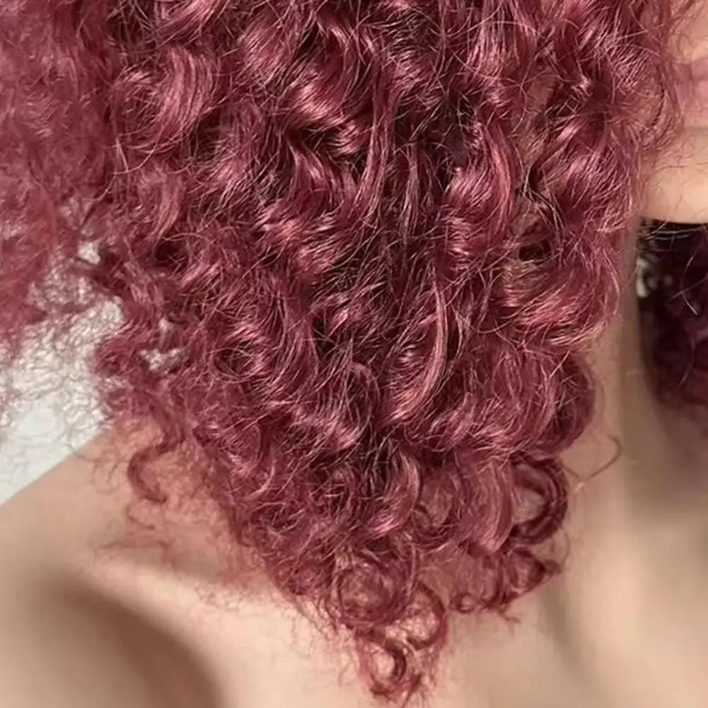 Women Short Wig High-temperature Fiber Wig Women’s Short Afro Curly Wig Natural High Temperature Fiber Hairpiece Fluffy Middle