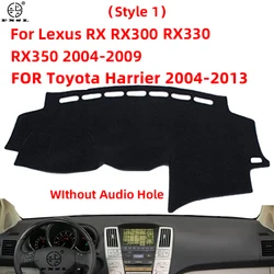 For Lexus RX 300 330 350 400h XU30 2004~2009 Toyota Harrier 2004~2013 Car Dashboard Cover pat Dash Board Mat Carpet Dashmat Cape