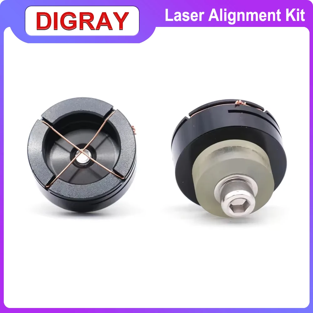 DIGRAY Laser Path Calibrating Device Light Regulator Alignment Kit for CO2 Laser Cutting Machine to Adjust Collimate Laser
