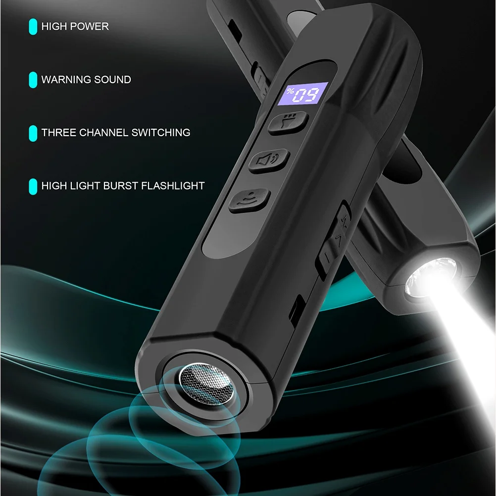 Portable Handheld Strong Ultrasonic Dog Repeller with Strong LED Flashlight Anti-dog Barking Ultrasonic Dog Repeller