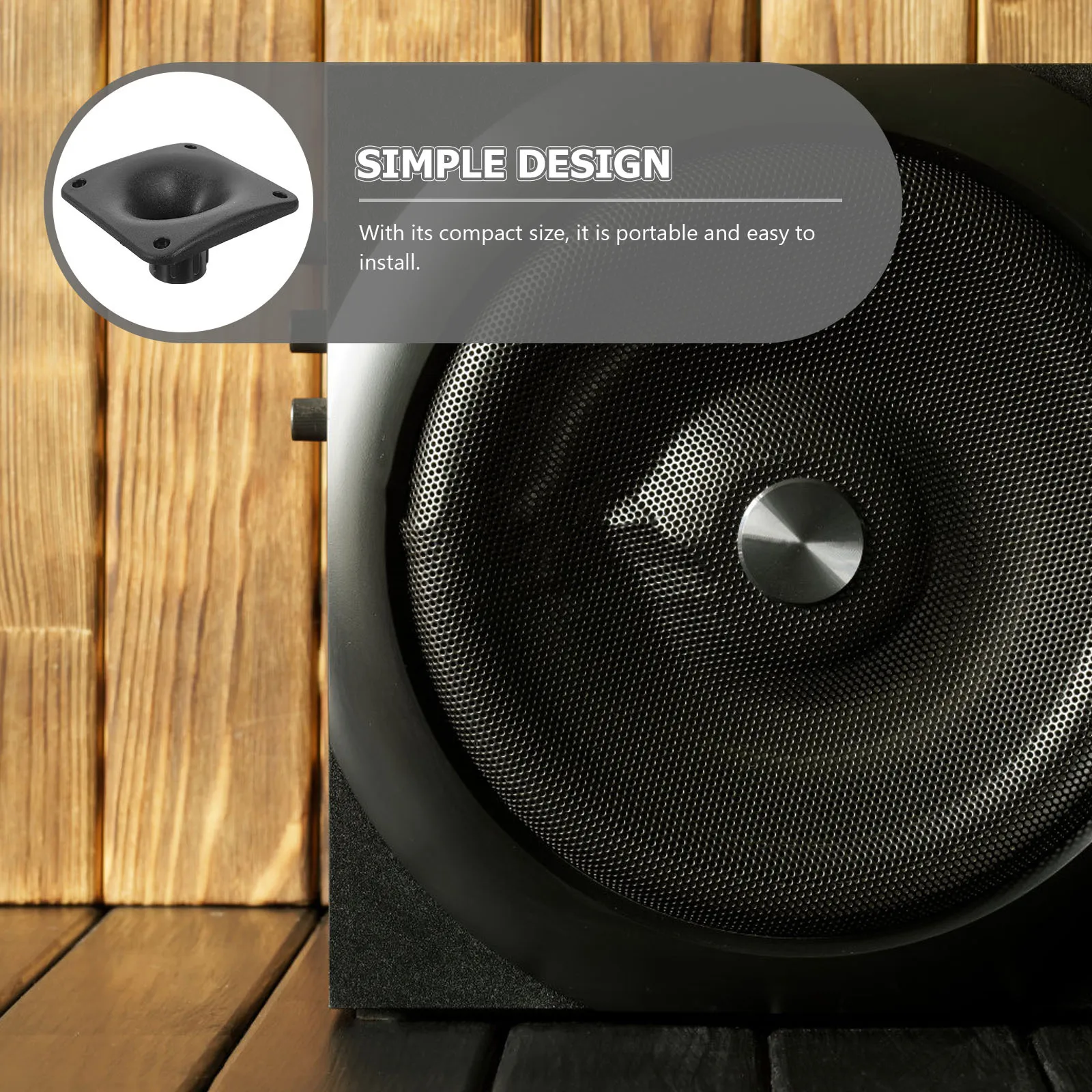 

High Frequency Horn Speaker Compact Portable Durable for Audio Performance Stage Loudspeaker Stage Speaker Horn Speakers