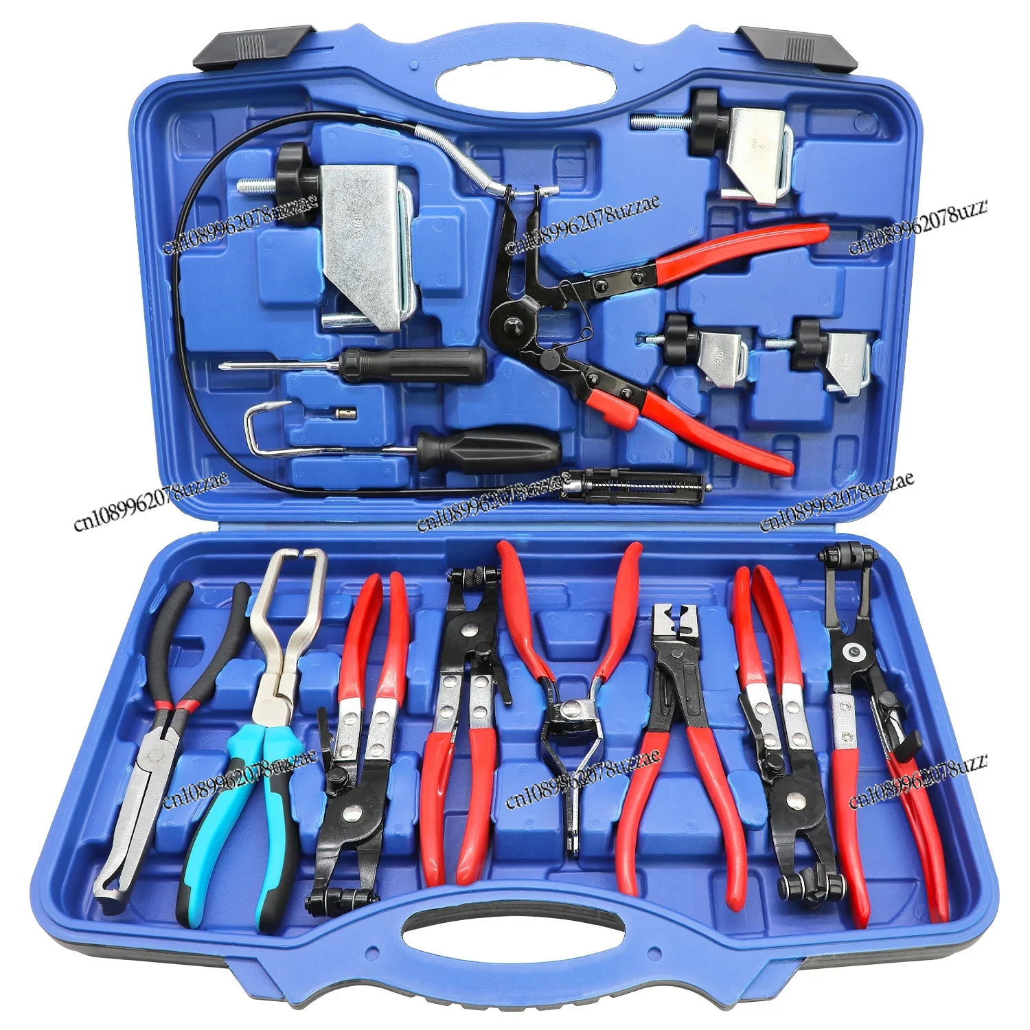 

15 Pieces Super Complete Auto Car Radiator Water Fuel Hose Clamp Pliers Tools Set Kit