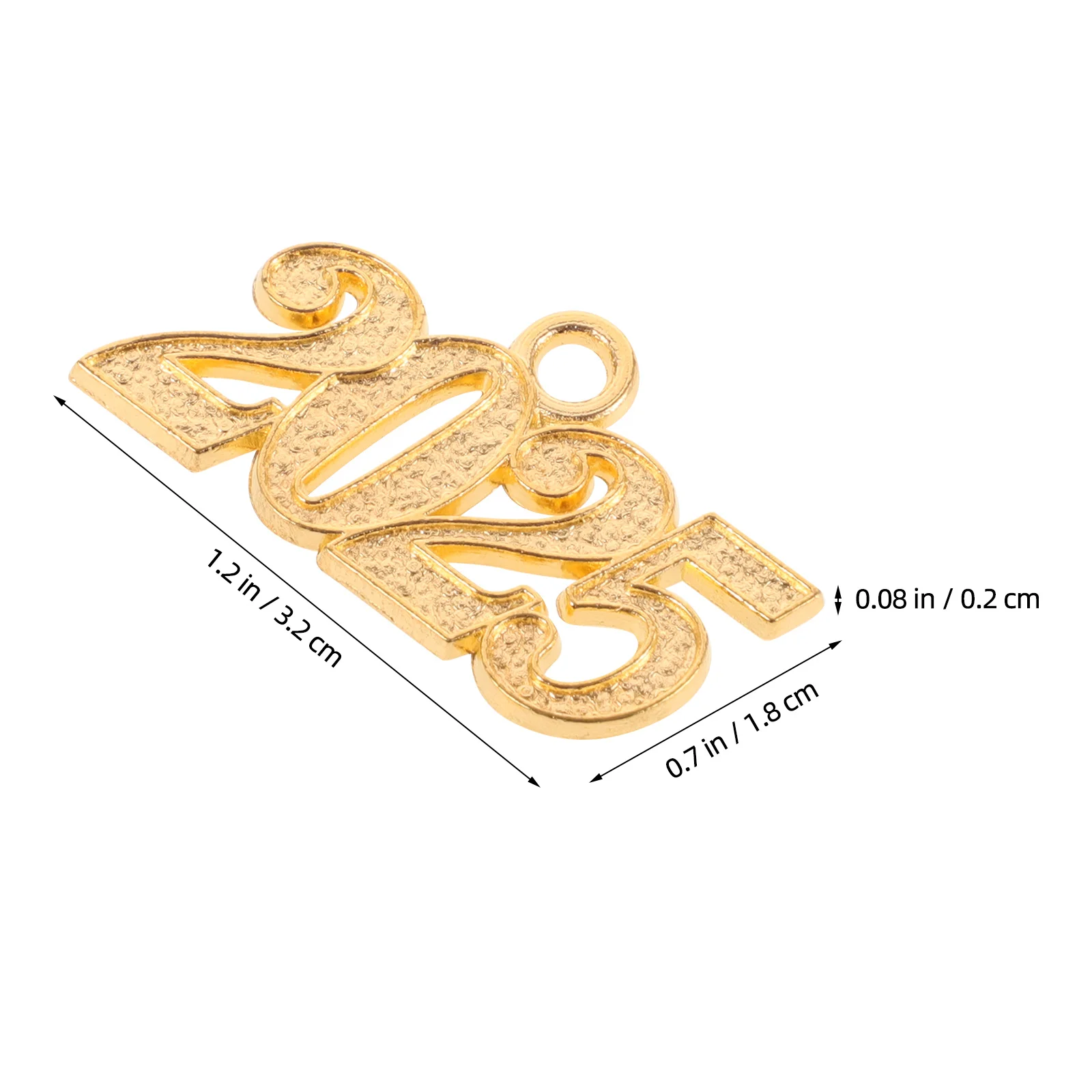 12 قطعة 2025 عدد السنة دلايات المعلقات DIY بها بنفسك صنع المجوهرات قلادة سوار المفاتيح الهدايا عدد قلادة قلادة جالبة للحظ