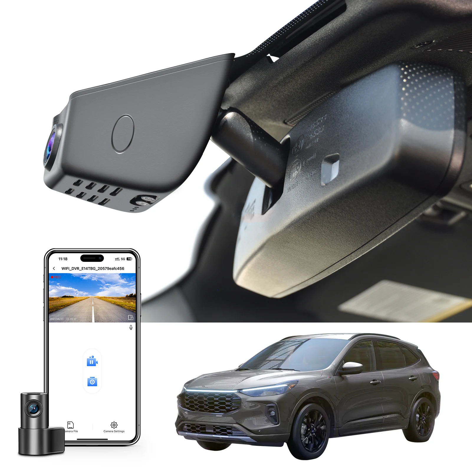 Dash Cam 4K For For…