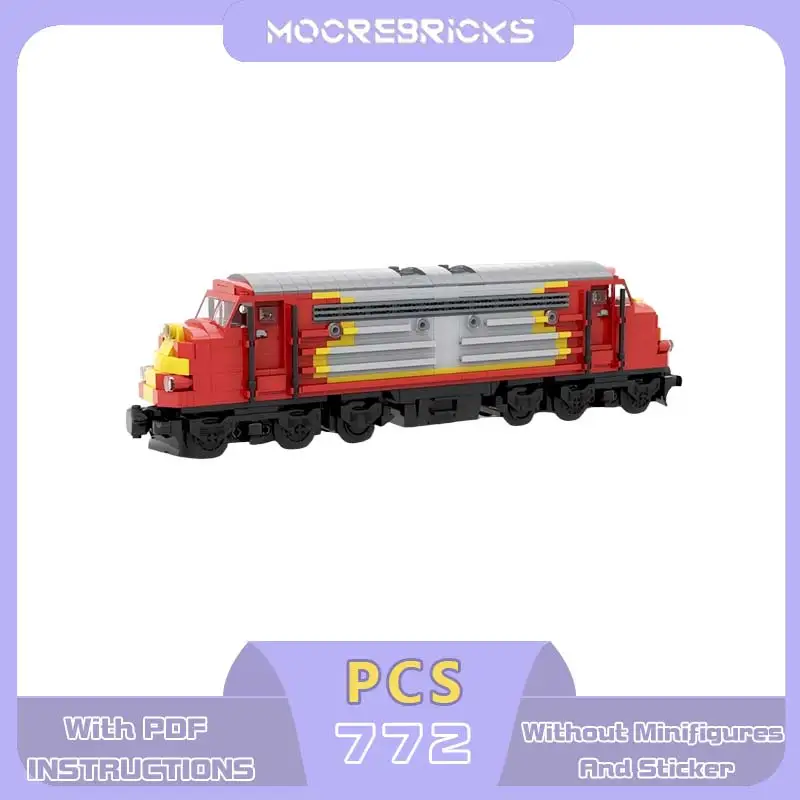 

MOC Technical Diesel Train Building Blocks City Railway Tracks Locomotive Model Assembly DIY Tech Bricks Toy Adult Gifts For
