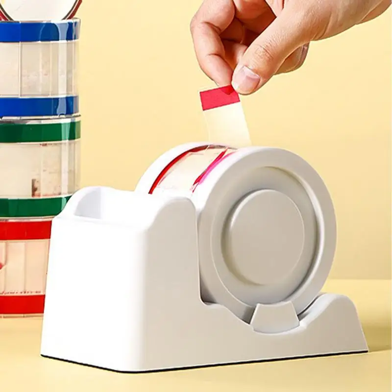 Диспенсер для ленты Многоразовый настольный диспенсер для ленты Сверхмощные нескользящие наклейки База Многоцелевые настольные принадлежности для домашней студии