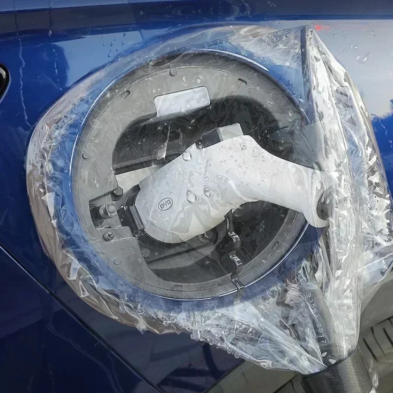 ل BYD ختم U Sealion 6 أغنية زائد DMi/EV 2020-2025 سيارة شحن بندقية غطاء للمطر في الهواء الطلق شحن كومة شحن ميناء مقاوم للماء R