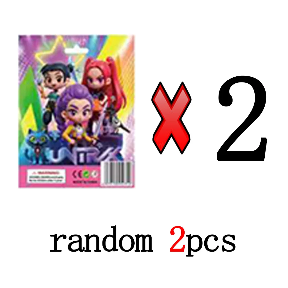 Anime kpop Demon Hunters Action Figure Set - Rumi Mira Zoey Blind Box Tijger Speelgoed Bureau Decoratie Standbeelden Ornament voor Kinderen Geschenken