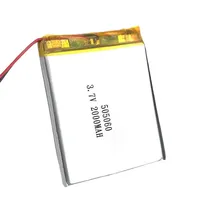 Banggood 3.7V 2000mAh 505060 055060 Lipo Polymer Lithium Rechargeable Li-ion Battery Cells For DVD PDA Cell Phone Tablet PC