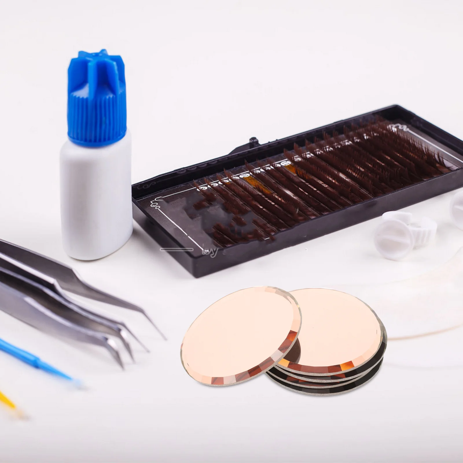 กล่องเก็บขนตาปลอม 5 ชิ้น แบบใส สำหรับจัดระเบียบและตกแต่ง