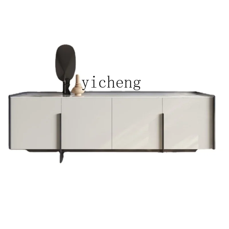 

Light Luxury High-Grade TV Cabinet Small Apartment Living Room Home Modern Simple Solid Wood