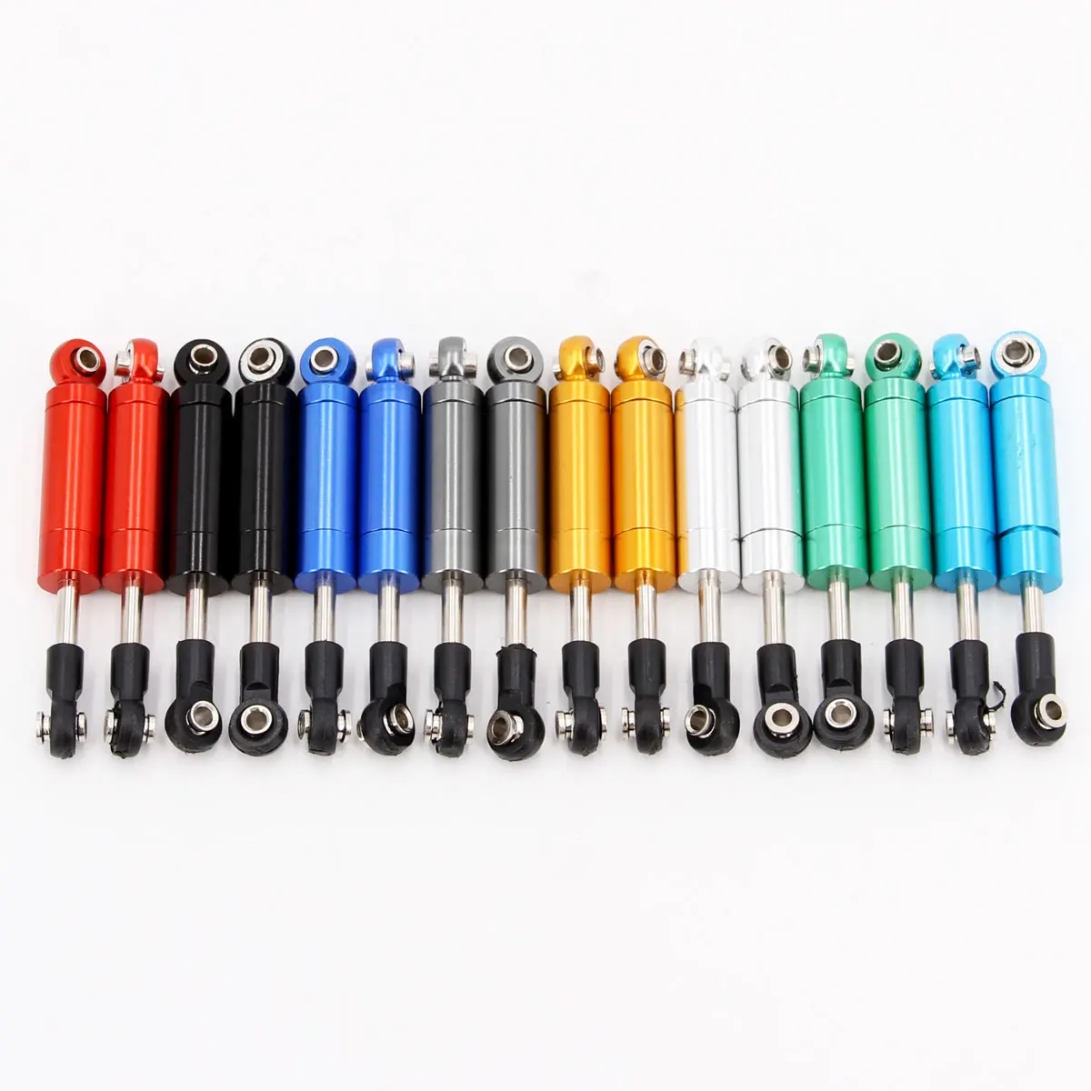 4Pcs Built-in Spring 62mm Shock Absorber Damper for 1/10 RC Crawler Axial SCX10 90046 TRX-4 MST RBX10Wraith
