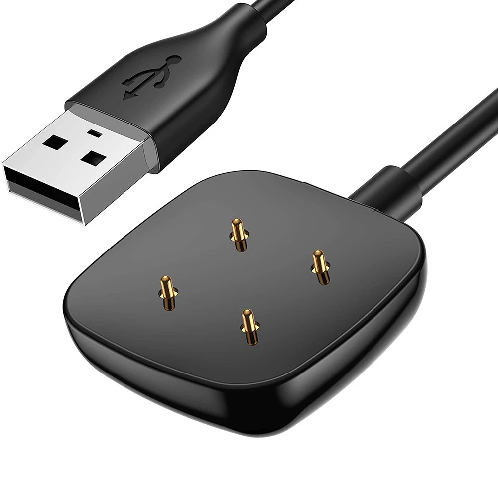 For Fitbit Sense/Sense 2/Versa 4/Versa 3 Charger USB Charger Smart watch Charging  Cable Replacement Charger 3.3ft