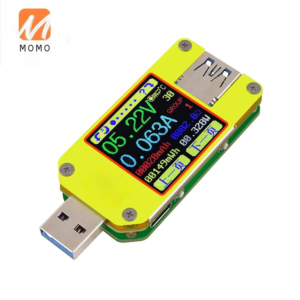 UM34 UM34C for APP USB 3.0 Type-C DC Voltmeter ammeter voltage current meter battery charge measure cable resistance Tester