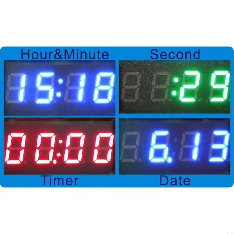 L9BE High Accuracy Clock Module Memory Function 24h LED Digital Display