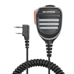 Micrófono externo Baofeng UV-K5 para walkie talkie portátil