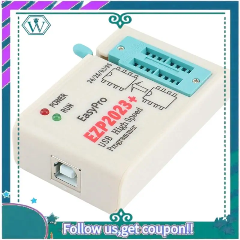 Verbesserter EZP2023+ Hochgeschwindigkeits-SPI-FLASH-Programmierer EZP2023 USB-Compiler-Kit, unterstützt 24/25/93/95 EEPROM 25 Flash Bios Chip