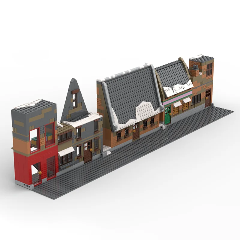 Art Craft Village - 880pcs MOC Hogsmeade Village Enclosure -