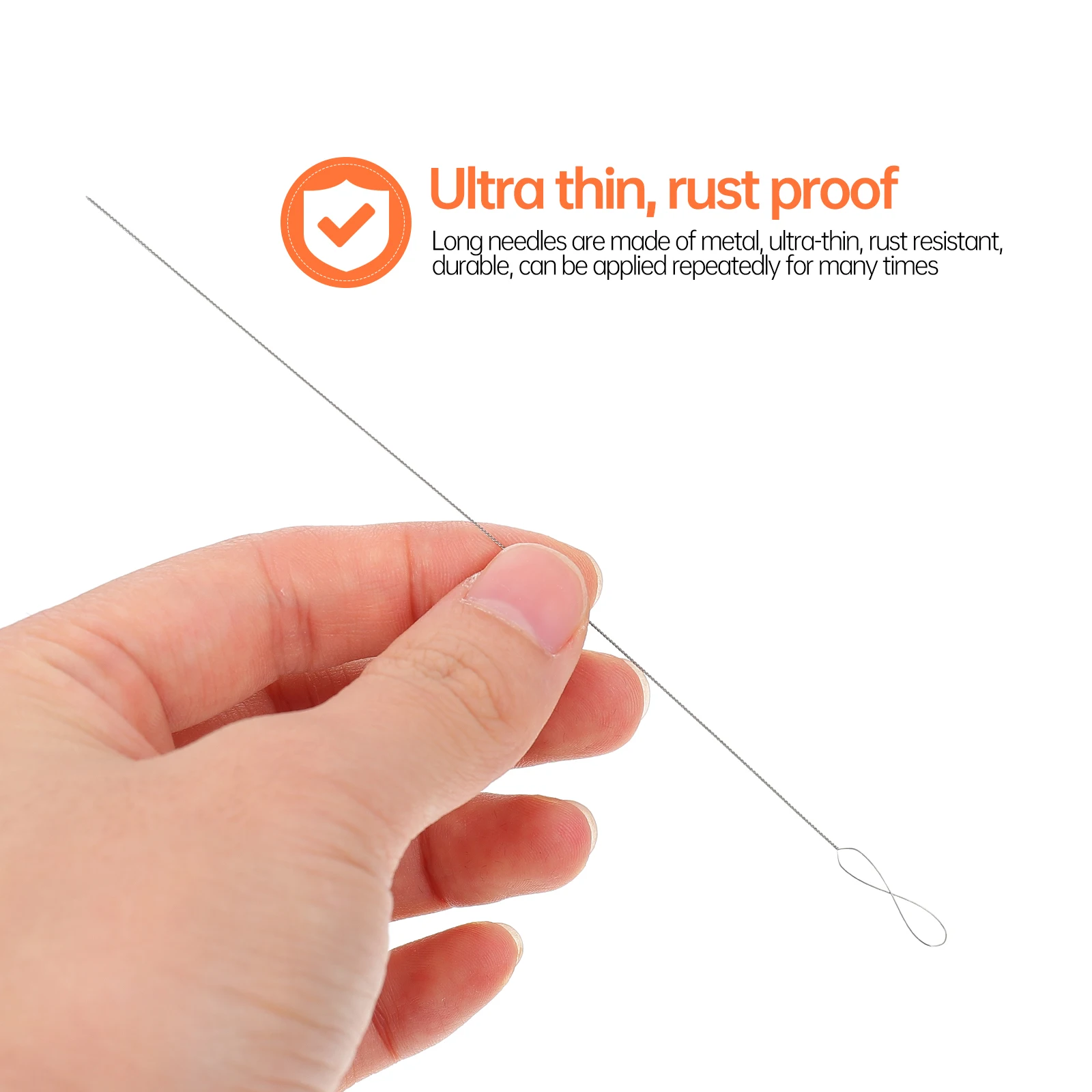 4pcs Beading Needles Superfine Opening For Beads Threading Easy Jewelry Making Diy Craft Tool Portable Bead Threader Long