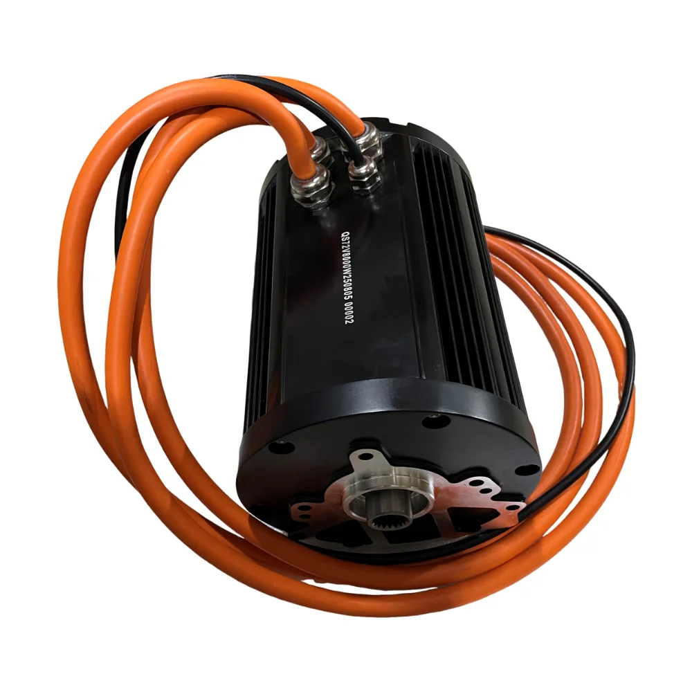 

QS MOTOR 138 105H 8000W PMSM Electric Motor for ATV UGV Tricycle Brushless Centre Mount Inner Spline Shaft