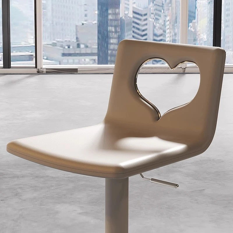 كراسي بار المطبخ المكتبية، ارتفاع دوار معدني حديث، مقاعد مريحة للبار، أثاث بار مريح