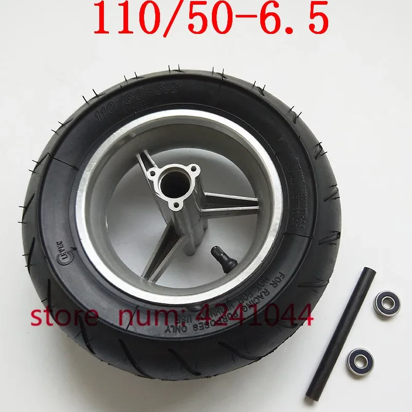 Rear Wheels 110/50-6.5 inch Pocket Bike Tyres Mini Racing bike tubeless vacuum tire for 47cc/49cc 2 stroke small motorcyle