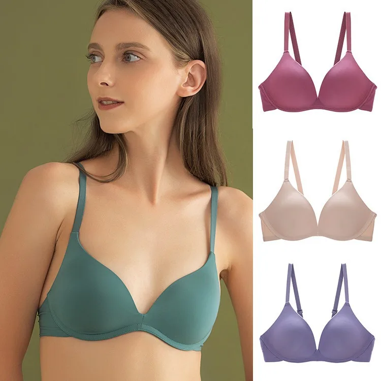 Super Push Up Bra Small Breast Front Closure Bras For Women Seamless Bra Thin Underwear Sexy Lingerie Female Intimate