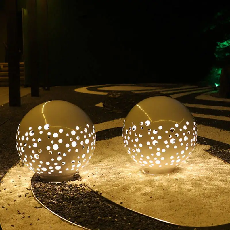 2023 IP65 landscape floor lamp courtyard lawn spot lamp modern LED decoration waterproof solar outdoor garden lamp