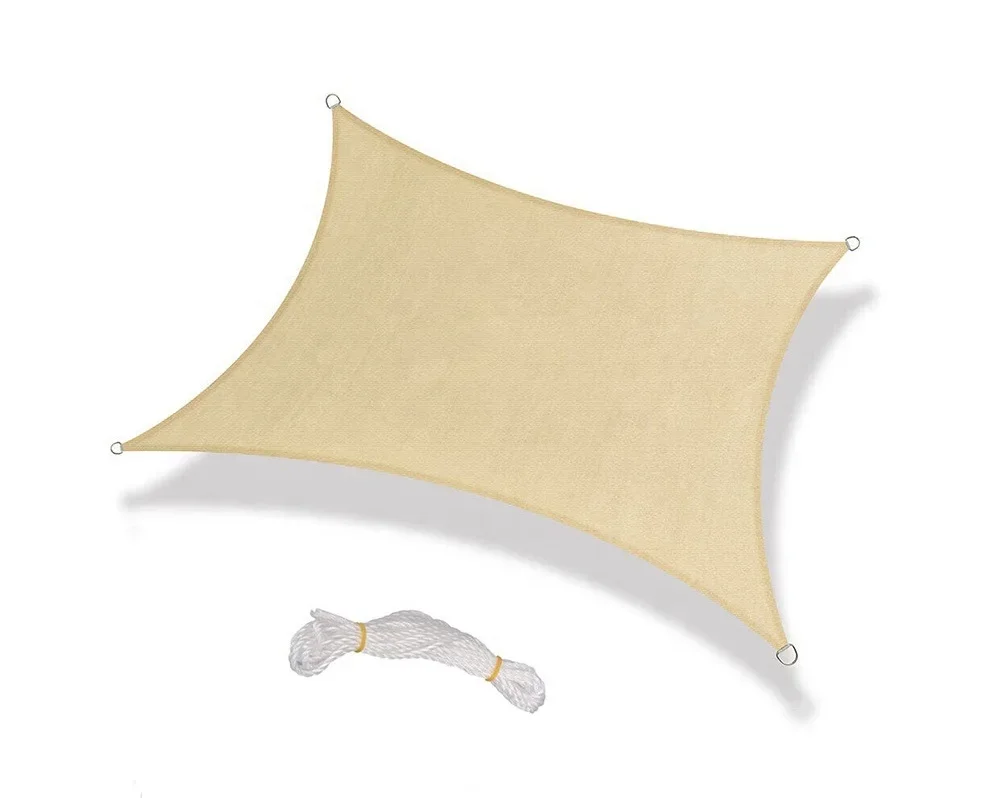 2026 3*3m 10*10ft  Sun Shade Sail 185 GSM 95% shade rate