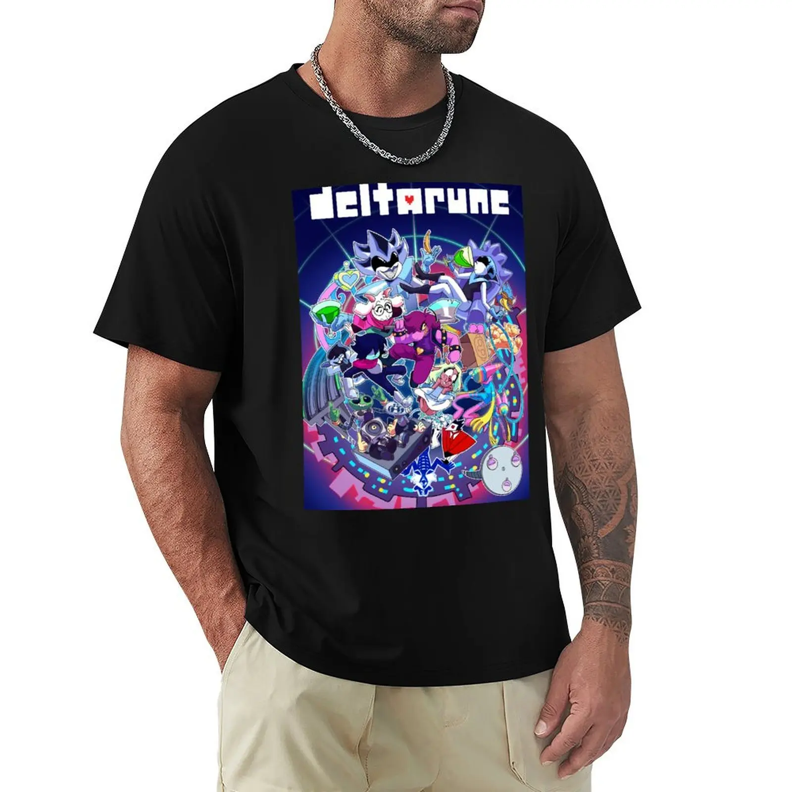 

DELTARUNE chapter 2 T-Shirt Large Size Casual Short Sleeve Top