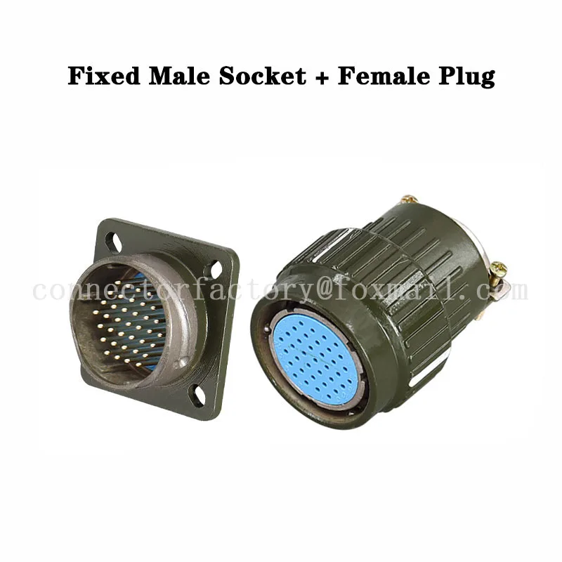 Y28M Series Fast Buckle Aviation Fixed Type Industrie Connector Plug Socket Male Female 4 7 8 10 12 14 19 24 32 37Pin Army Green