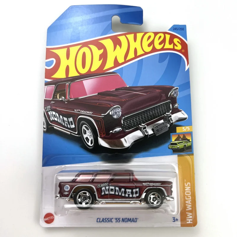 2023-243 Hot Wheels Cars CLASSIC 55 NOMAD 1/64 Metal Die-cast Model Toy Vehicles