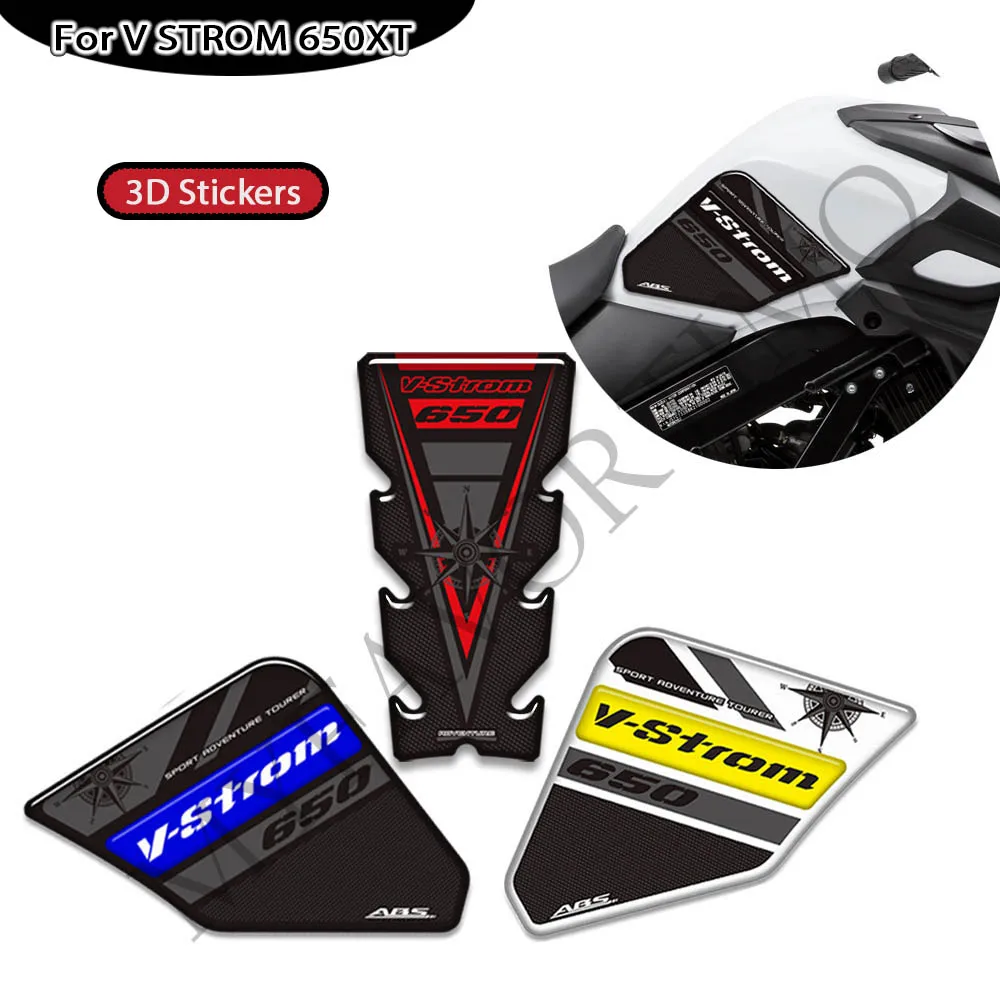

For Suzuki V STROM VSTROM DL 650 XT 650XT Adventure Motorcycle Protector Tank Pad Fuel Oil Kit Trunk Luggage Windshield Stickers