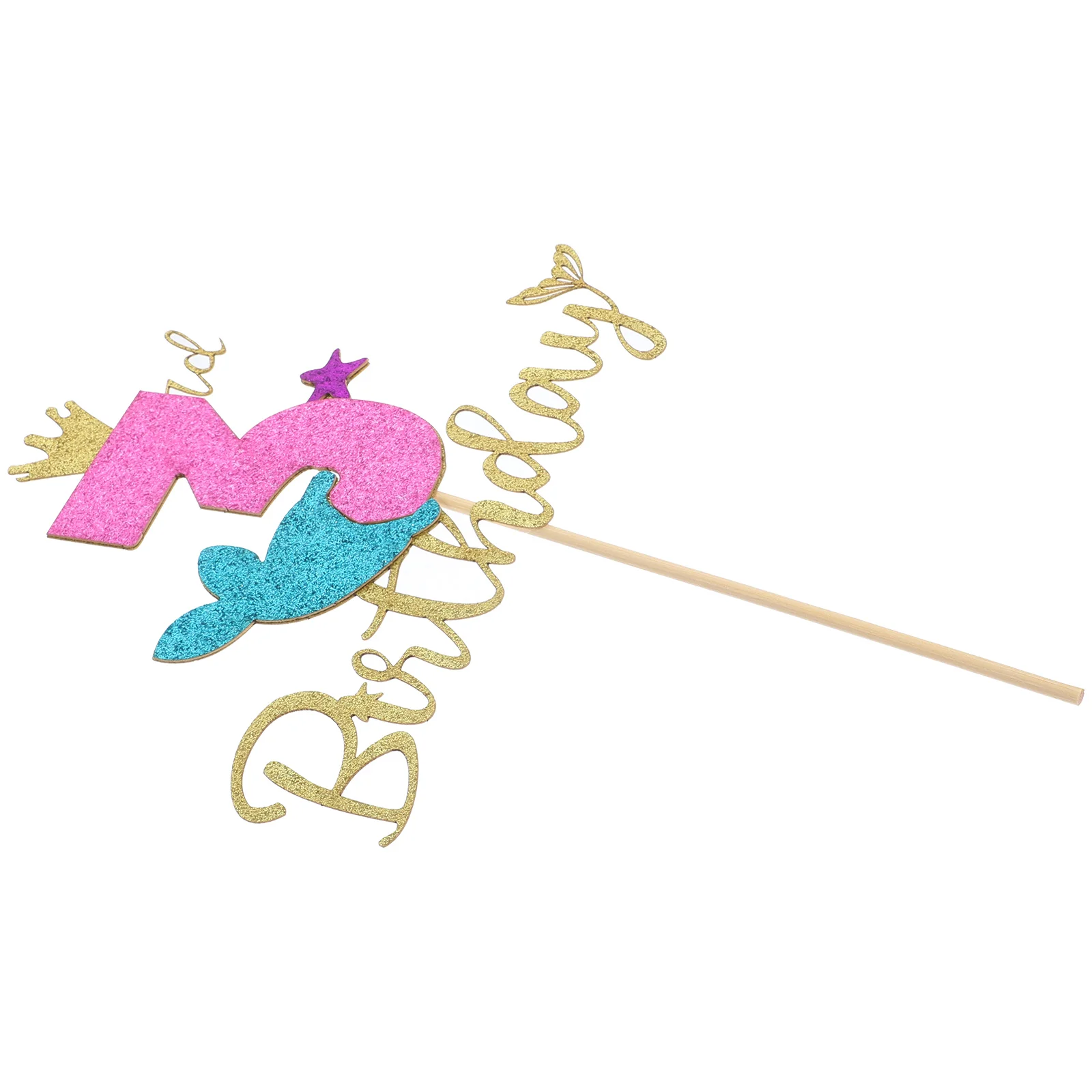 

Mermaid Theme Decor 1st Birthday Party Supplies Paper Cakes Topper Delicate Cakes Topper Cupcake Decorations Cake Accessories