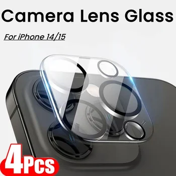 4 adet HD Lens koruyucu cam iPhone 16 15 14 Pro Max arka kamera koruyucu temperli cam iPhone 15pro Max Lens durumda