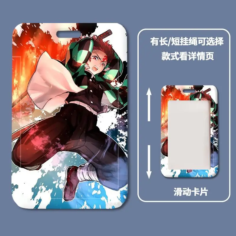 Étui à Cartes Dessin Animé Kochou Shinobu 7x10 Cm - Compatible RFID, Porte-carte D'identité, étudiant, Crédit - 13