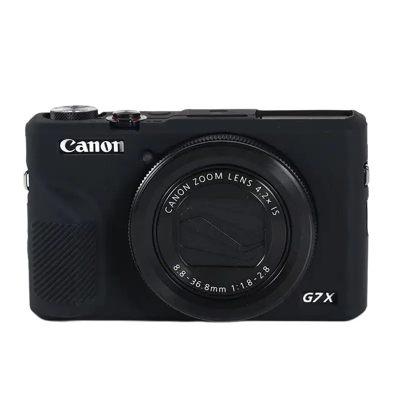 Silikonowe etui na aparat obudowa ochronna do Canon G7X Mark 3 G7X III G7X3 obudowa ochronna etui etui skóra siedem kolorów dostępne