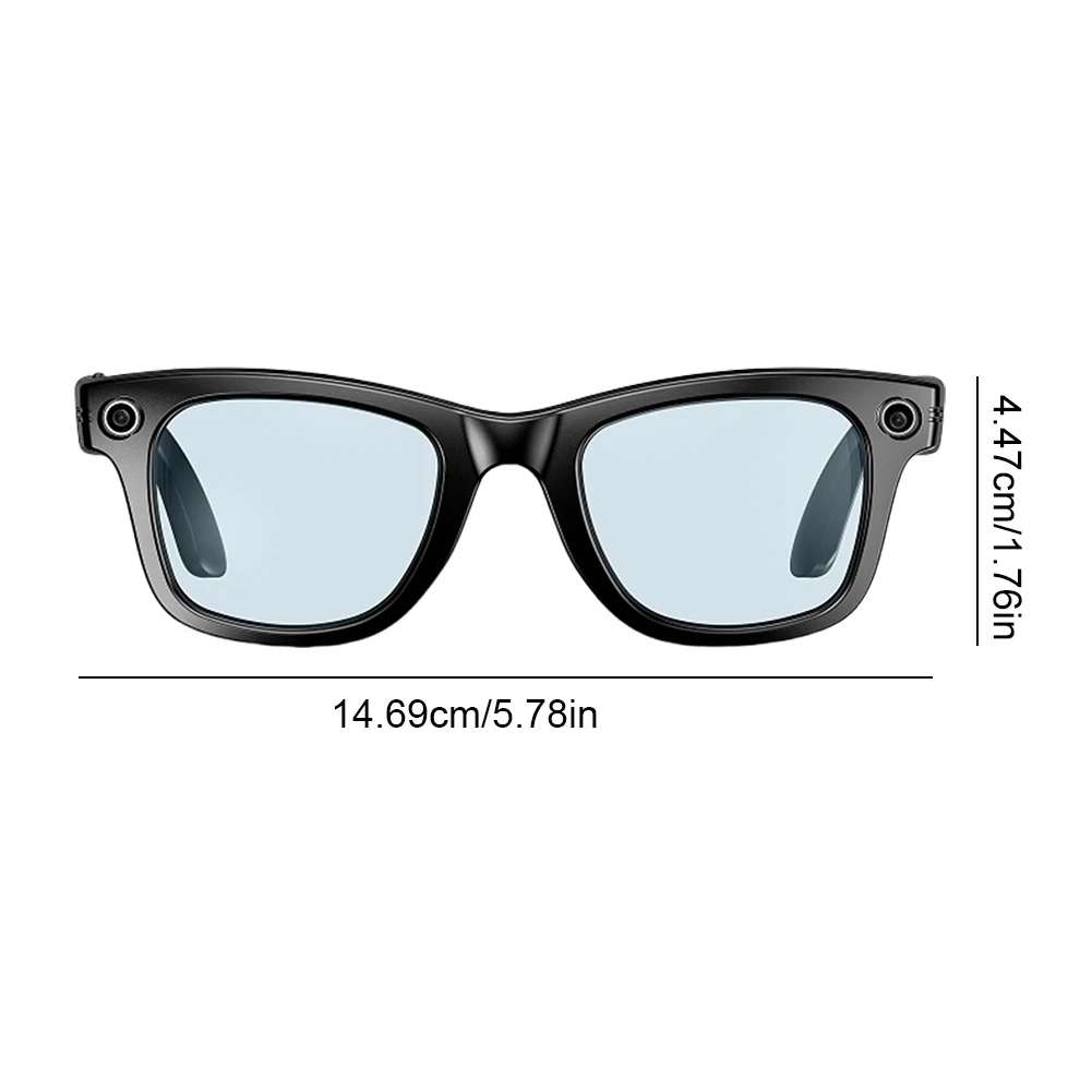 Smart Glasses AI Intelligent Photography 800W Bluetooth Glasses 32gb Storage Anti-Shake Smart Sunglasses For Travel Meetings Use