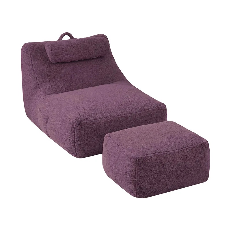 //Lazy Sofa Comfortable Short Plush Casual Living Room Hotel Apartment Integrated High-density Foam Sofa