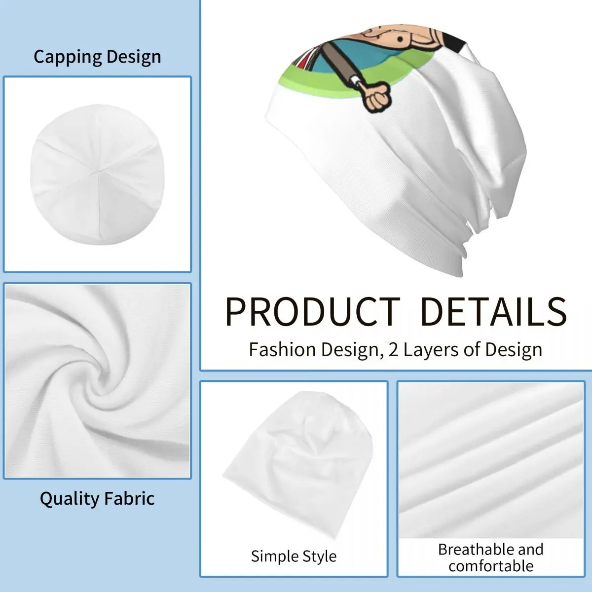 قبعة مستر بين الدافئة المحبوكة، قبعة بونيه عصرية للخريف والشتاء، قبعات بيني خارجية للجنسين والكبار