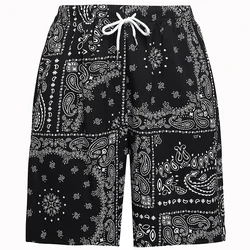 Men's Athleisure Fashion Printed Home Shorts Slim Large Size Loose Shorts Pajama Pants Breathable Comfort Sleep Bottoms