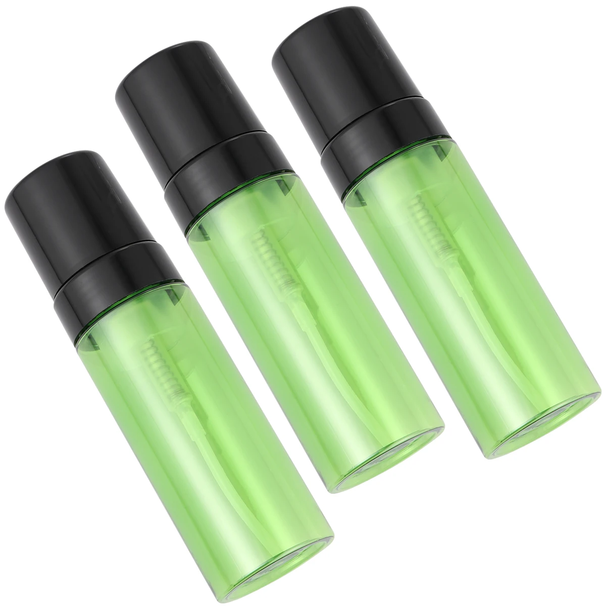 

3 Pcs Sparkling Pump Bottle Refillable Leakproof Shampoo Dispenser Travel Containers Reusable Empty Bottles Foam Soap